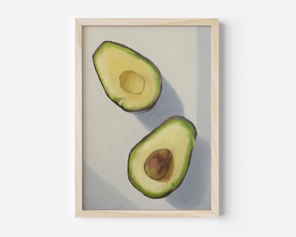 Avocados in the Sun | 5"x7"