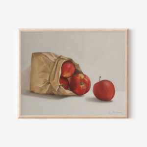 Bag of Fallen Apples | 8"x10"