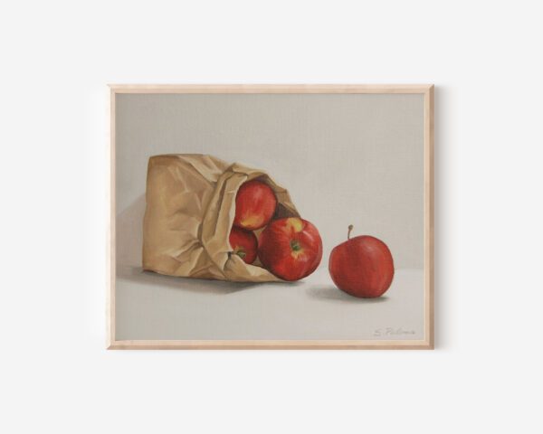 Bag of Fallen Apples | 8"x10"