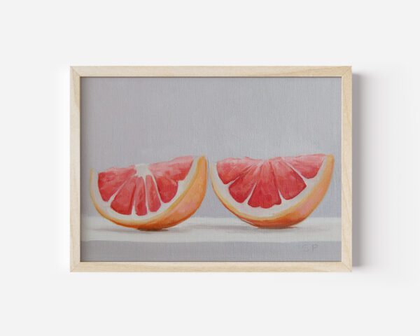 Grapefruit Slices | 5"x7"