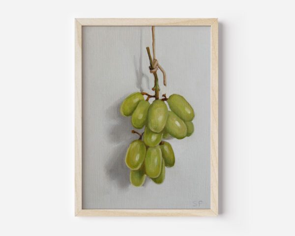 Hanging Grapes | 5" x 7"
