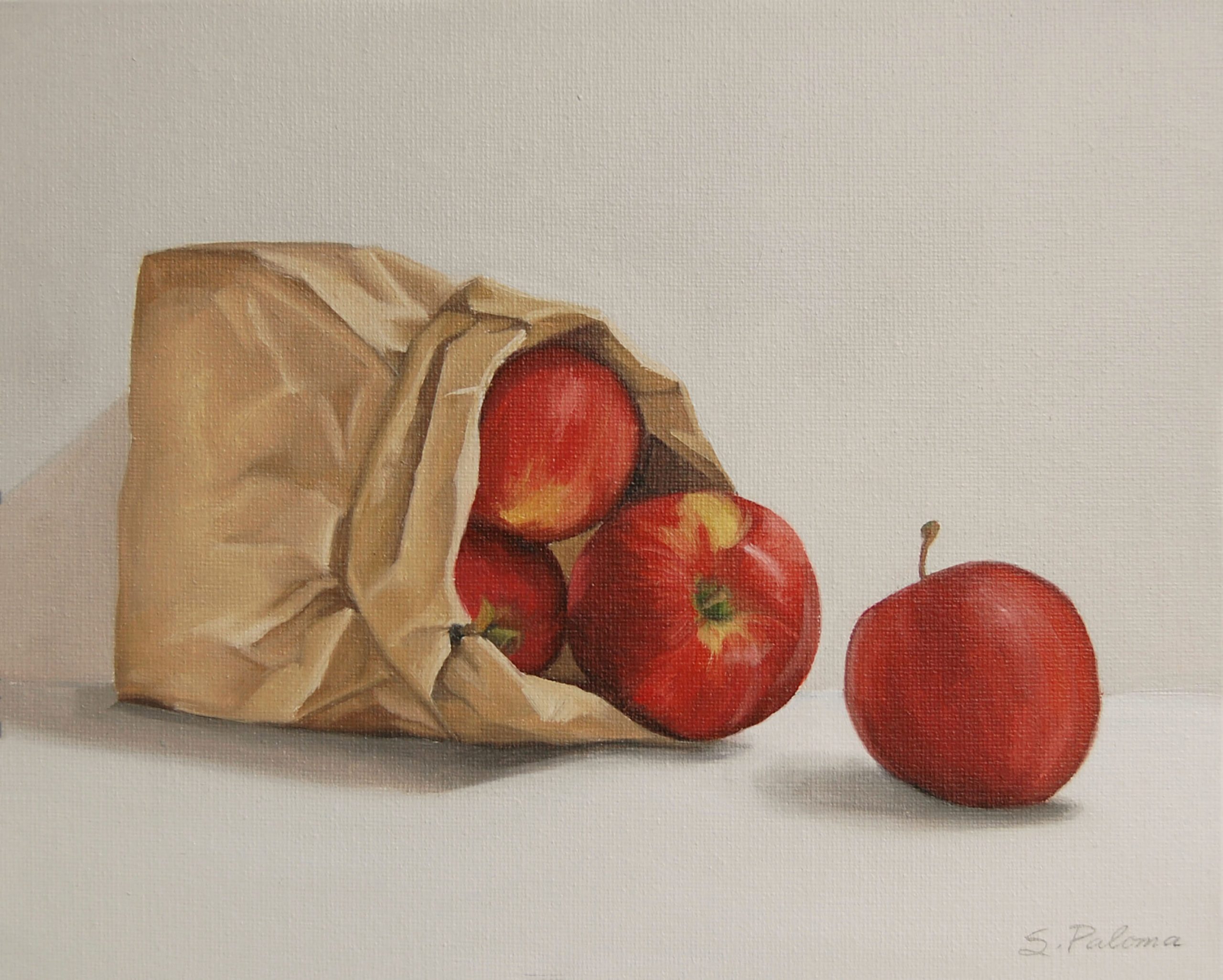 Bag of Fallen Apples | 8"x10" - Image 2