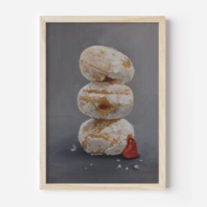 A Stack of Jelly Timbits | 5"x7"