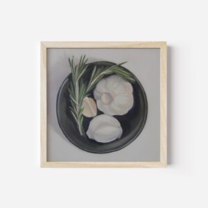 Rosemary and Garlic | 8"x8"