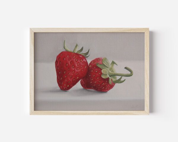 A Couple of Strawberries | 5"x7"