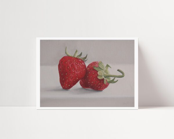 A Couple of Strawberries Print 5"x7"