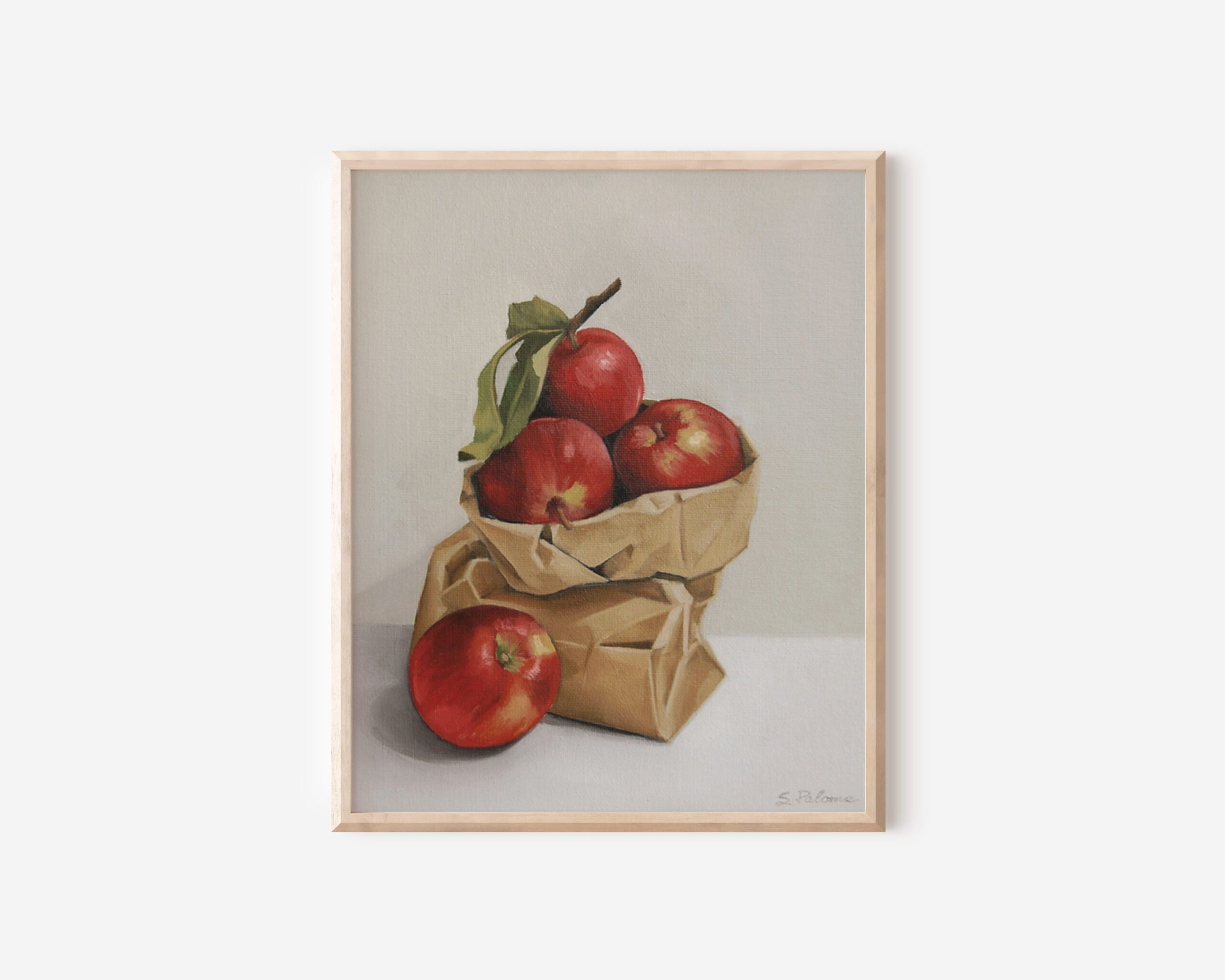 Bag of Apples | 8"x10"