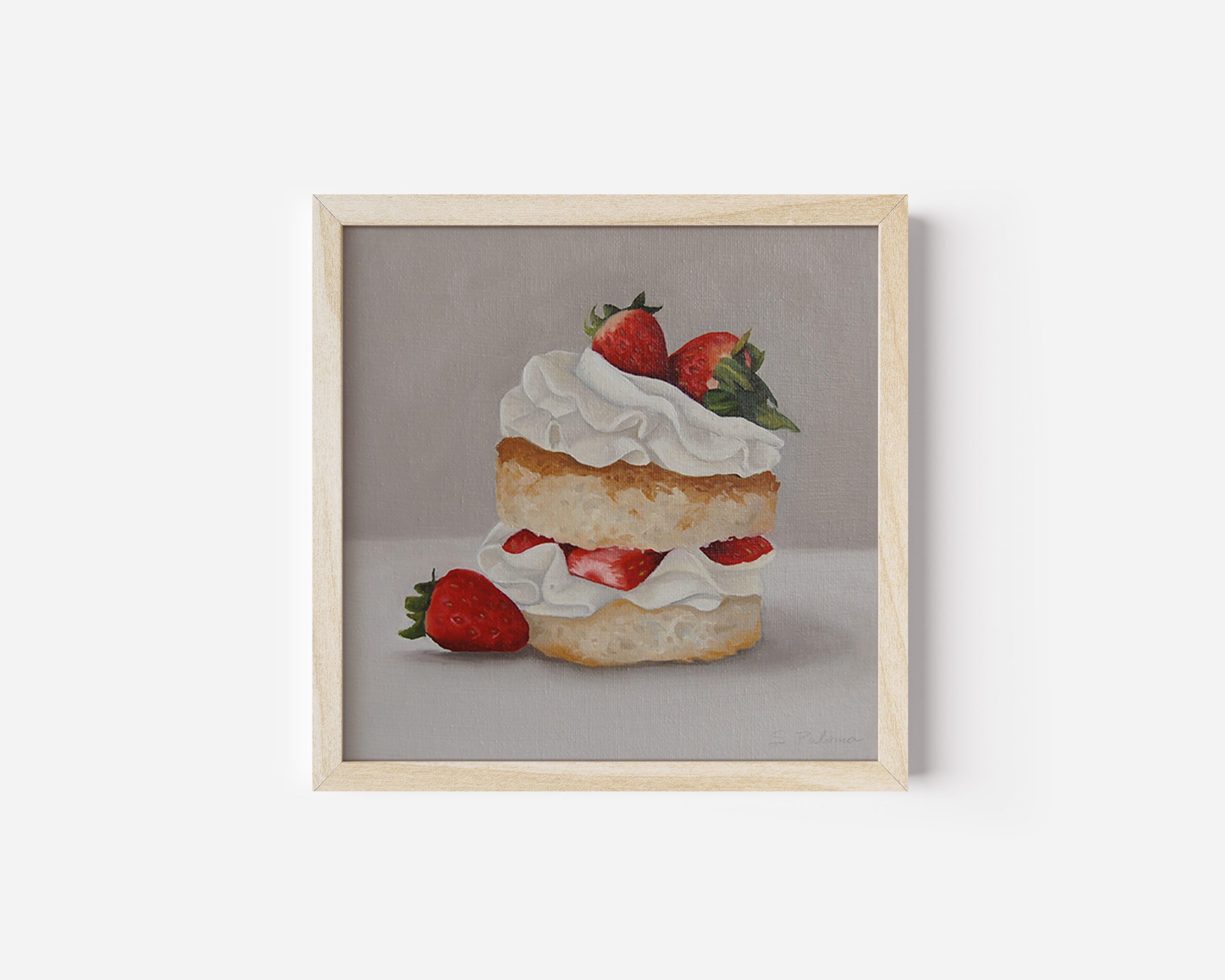 Strawberry Shortcake | 8"x8"